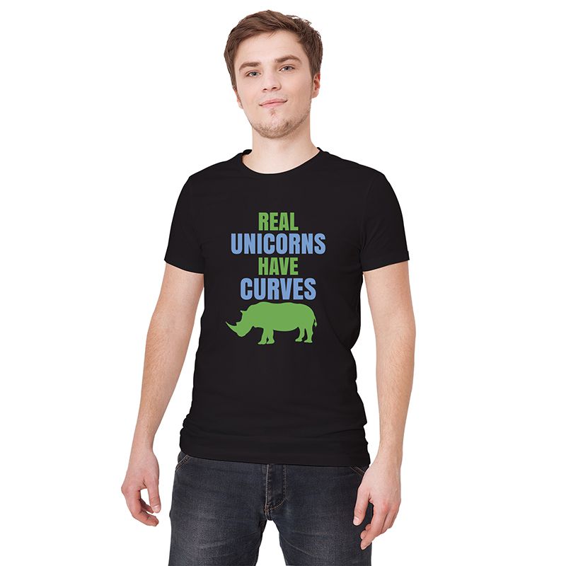 Koszulka z nosorożcem i napisem do personalizacji | 100% bawełna