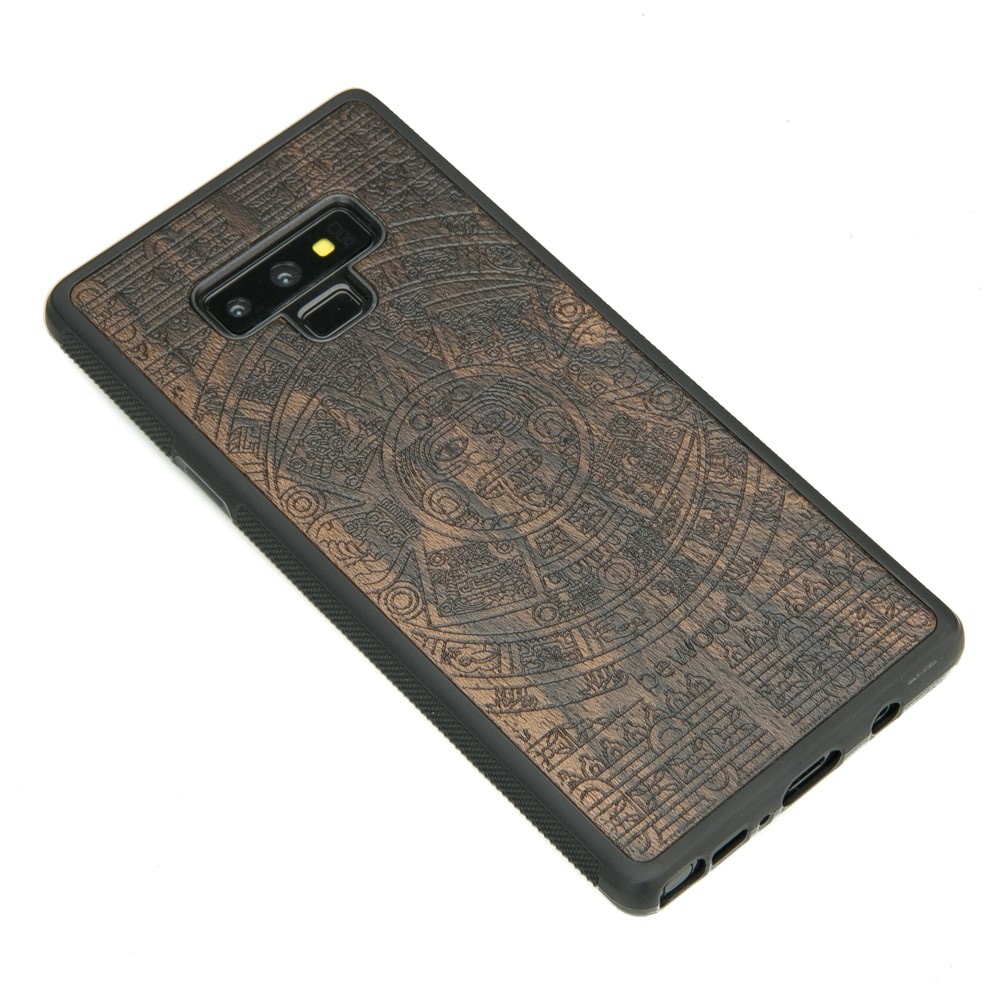 Drewniane Etui Samsung Galaxy Note 9 KALENDARZ AZTECKI ZIRICOTE