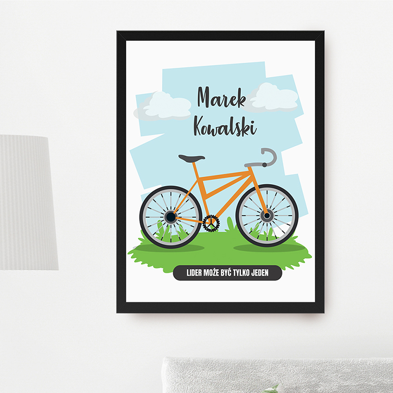 Plakat rowerowy