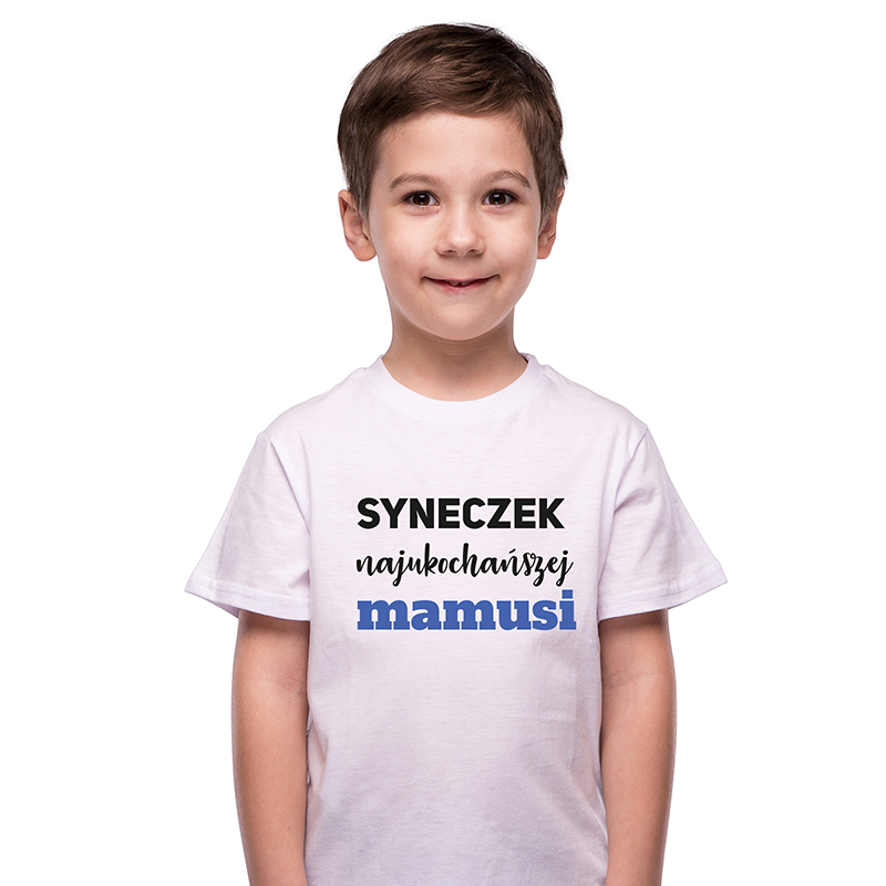 Koszulka dla chłopca - Syneczek najukochańszej mamusi