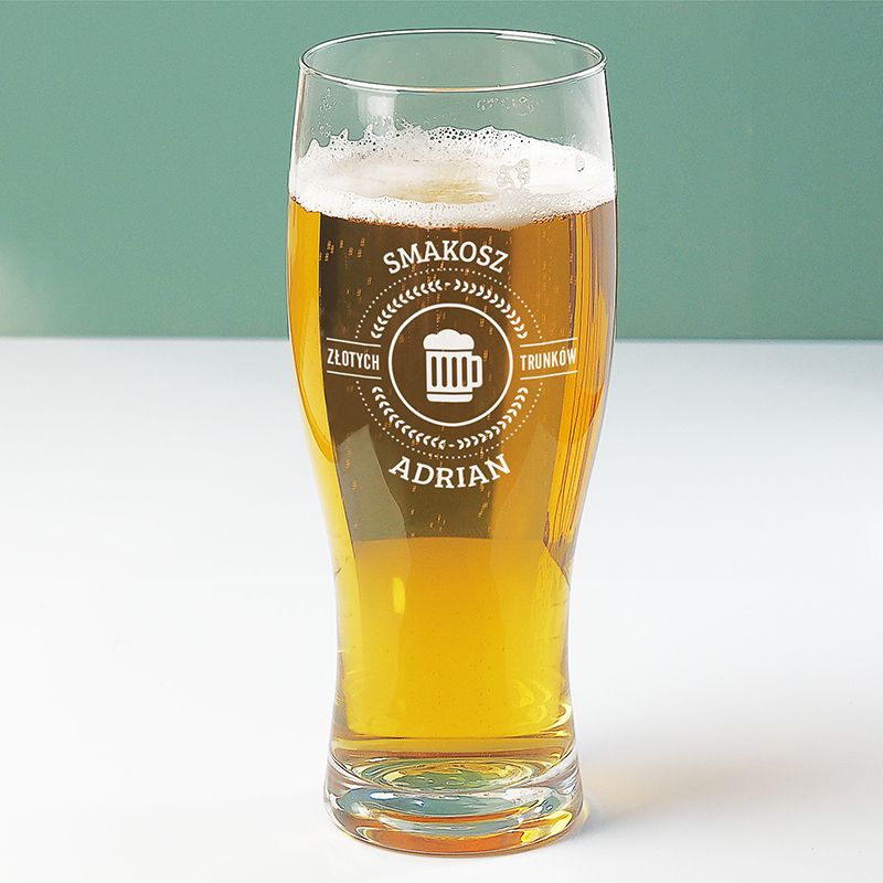 Personalizowana szklanka do piwa