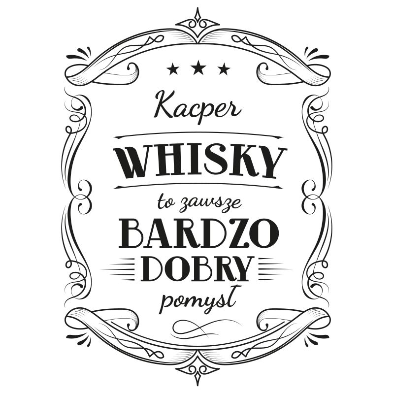 Karafka do whisky grawer