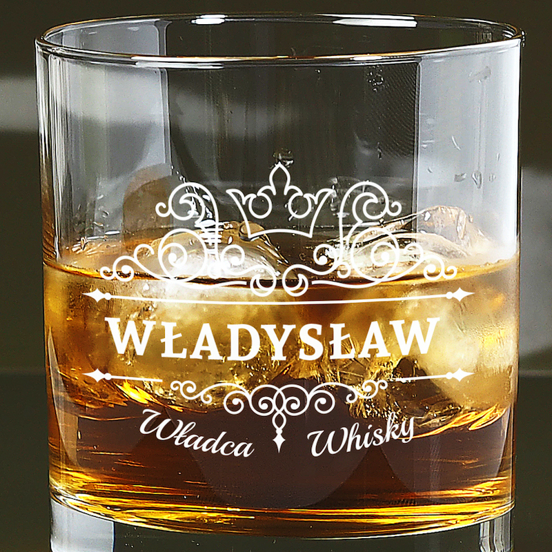 Szklanka do whisky z imieniem