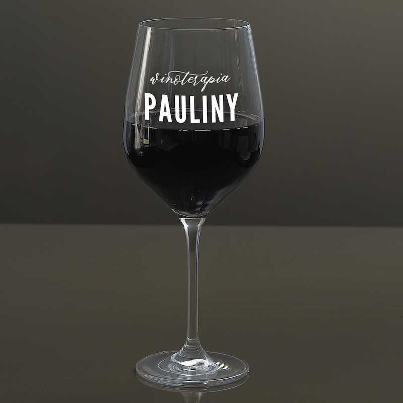 Personalizowany kieliszek do wina