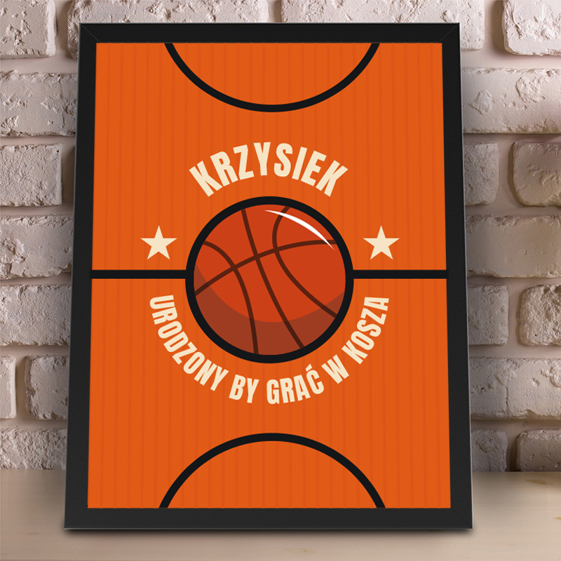 Plakat koszykówka