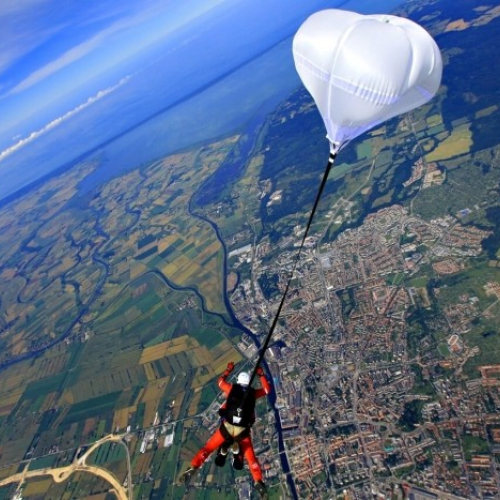 Skok ze spadochronem Leszno