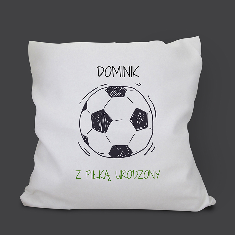 Poduszka dla fana piłki nożnej