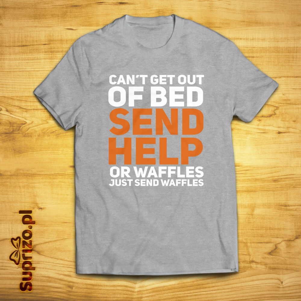 Koszulka z zabawnym hasłem dla leniucha