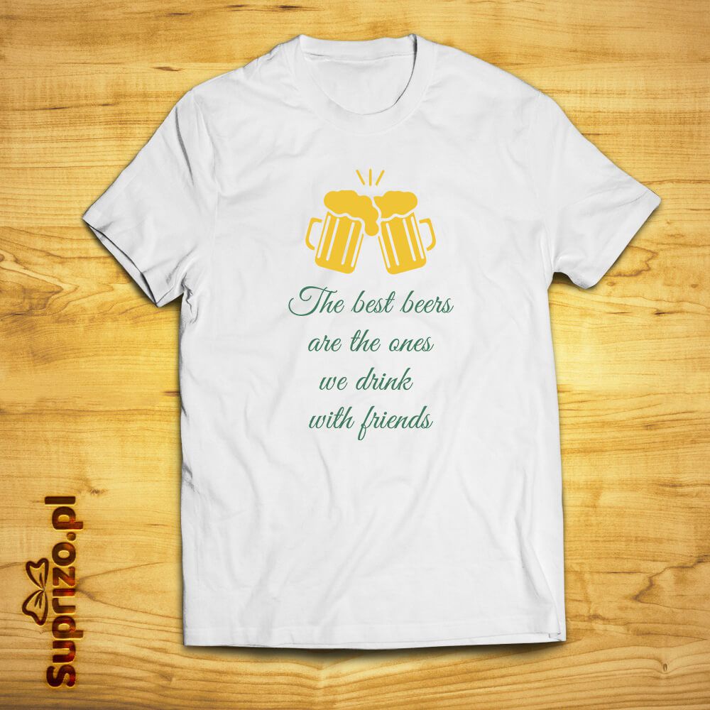 Koszulka z nadrukiem „motto życiowe dla piwosza”