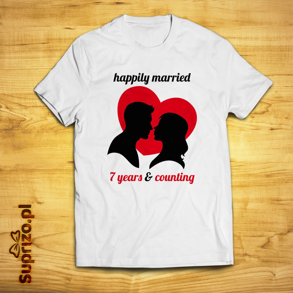 Koszulka dla szczęśliwie zakochanych personalizowana