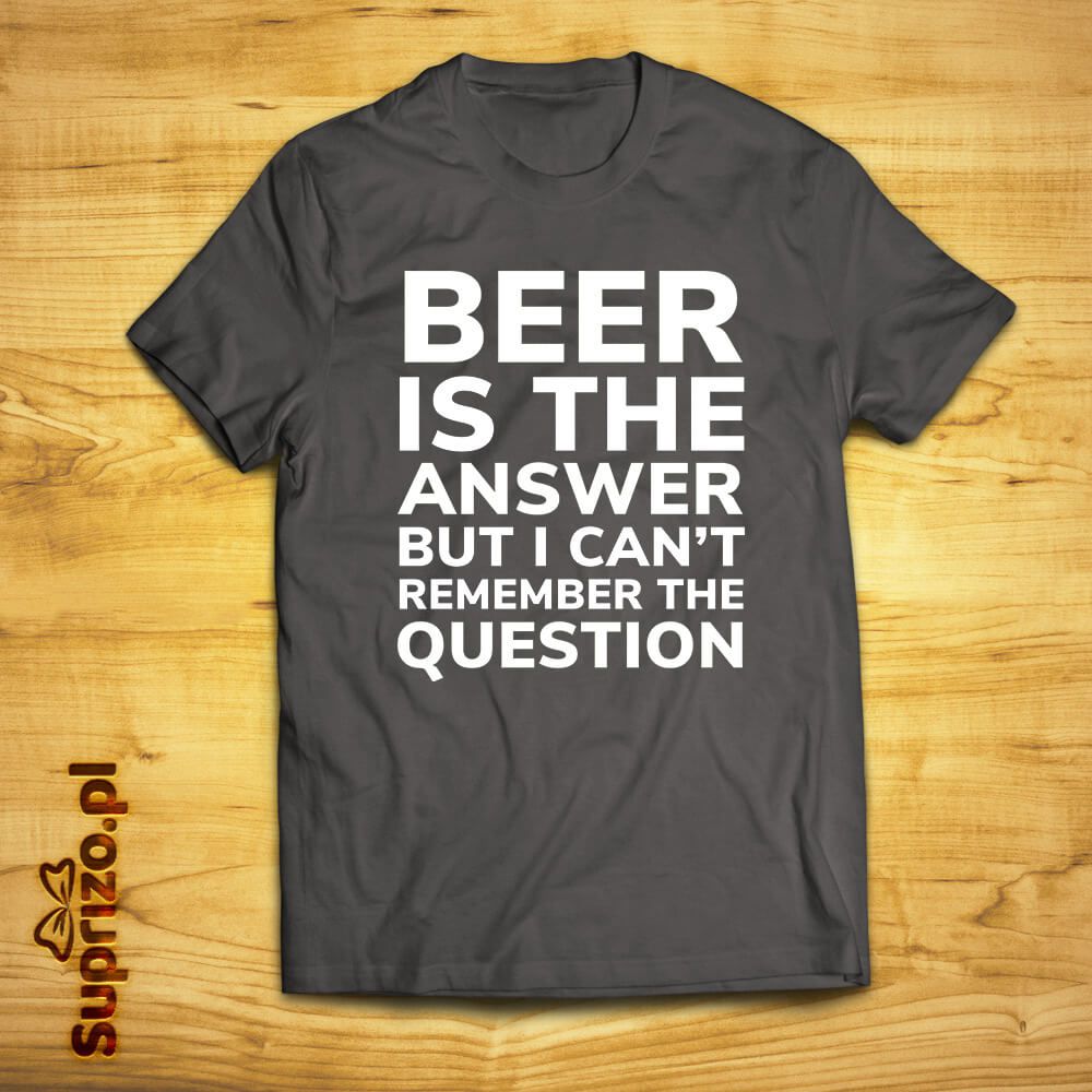 Koszulka dla miłośnika piwa ze śmiesznym opisem