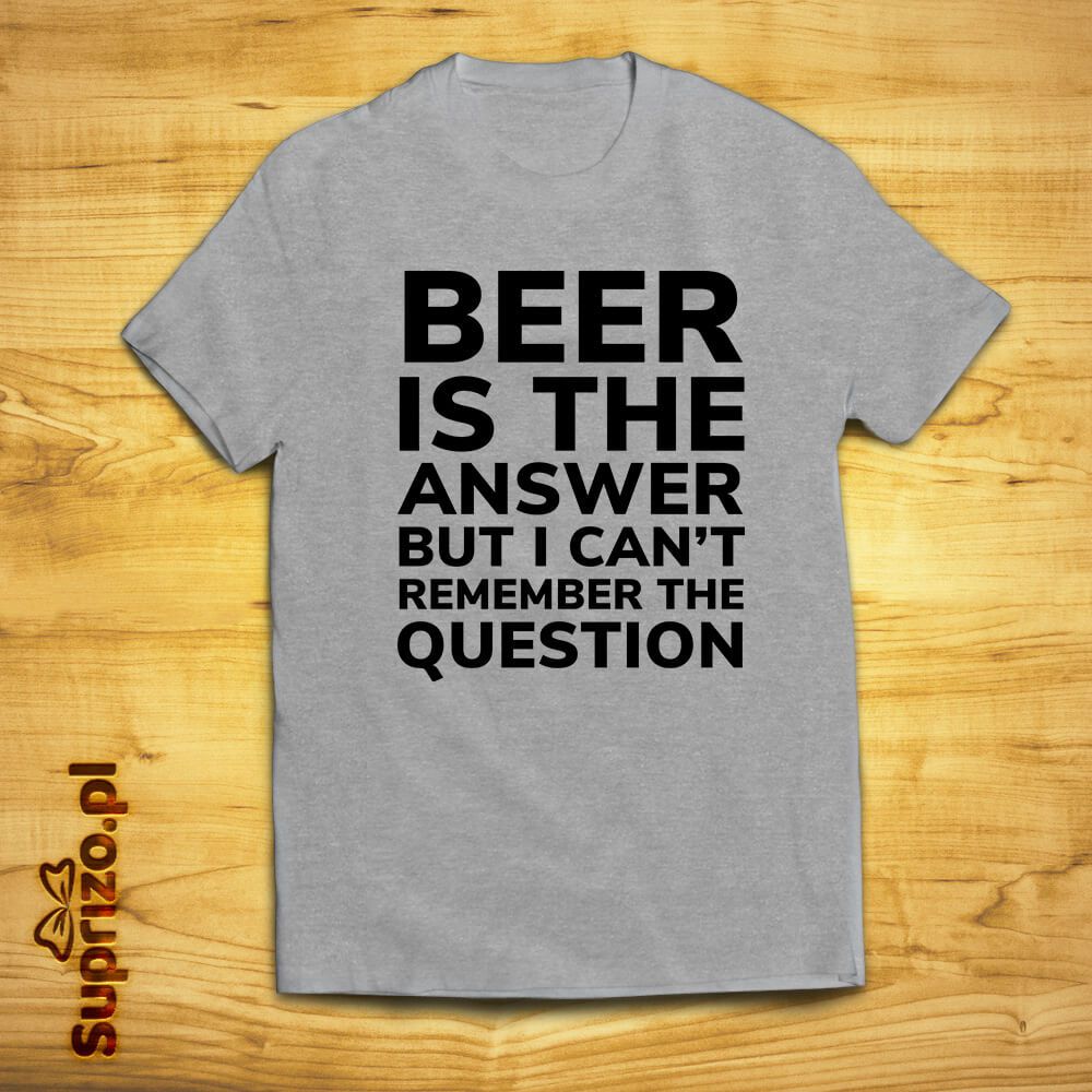 Koszulka dla miłośnika piwa ze śmiesznym opisem