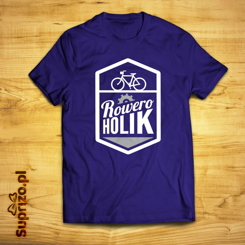 Koszulka dla fana rowerów - Roweroholik