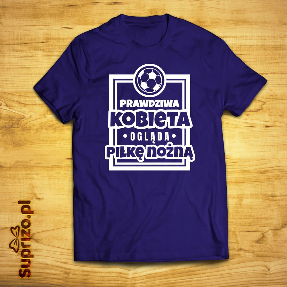 Koszulka dla fanki piłki nożnej z nadrukiem